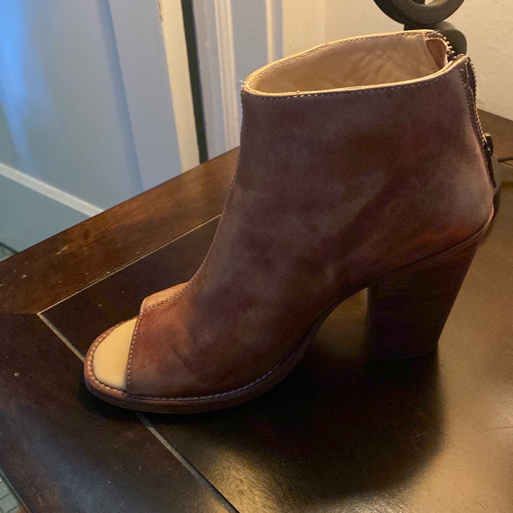 Bed Stu open toe heel